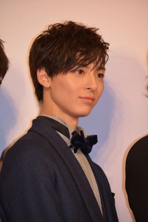 『PとJK』完成披露パーティーに出席した、高杉真宙