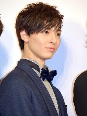 『PとJK』完成披露パーティーに出席した、高杉真宙