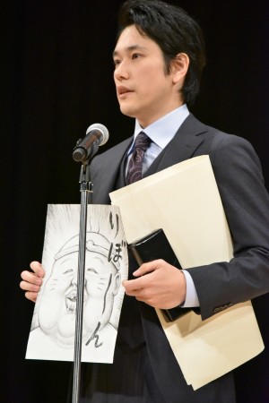 松山ケンイチ（主演男優賞）「第59回ブルーリボン賞授賞式」にて