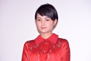 映画『サバイバルファミリー』初日舞台挨拶に登壇した葵わかな