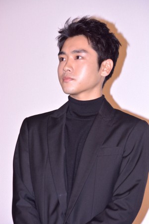 映画『サバイバルファミリー』初日舞台挨拶に登壇した泉澤祐希