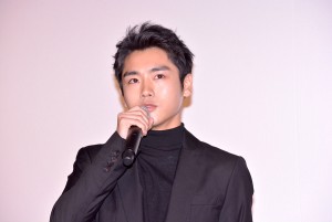 映画『サバイバルファミリー』初日舞台挨拶に登壇した泉澤祐希