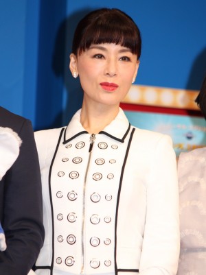 大地真央、『SING／シング』日本語吹替版完成報告会見に出席