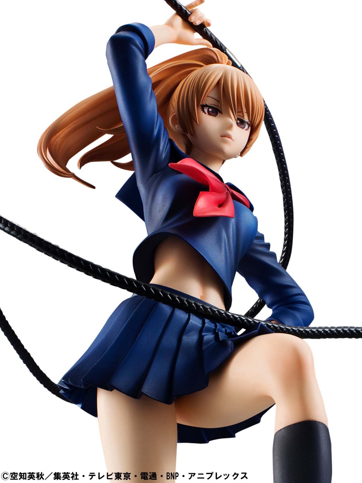 『銀魂』沖田総悟、セーラー服でムチを振り回す“ドS”な女体化フィギュア登場！  