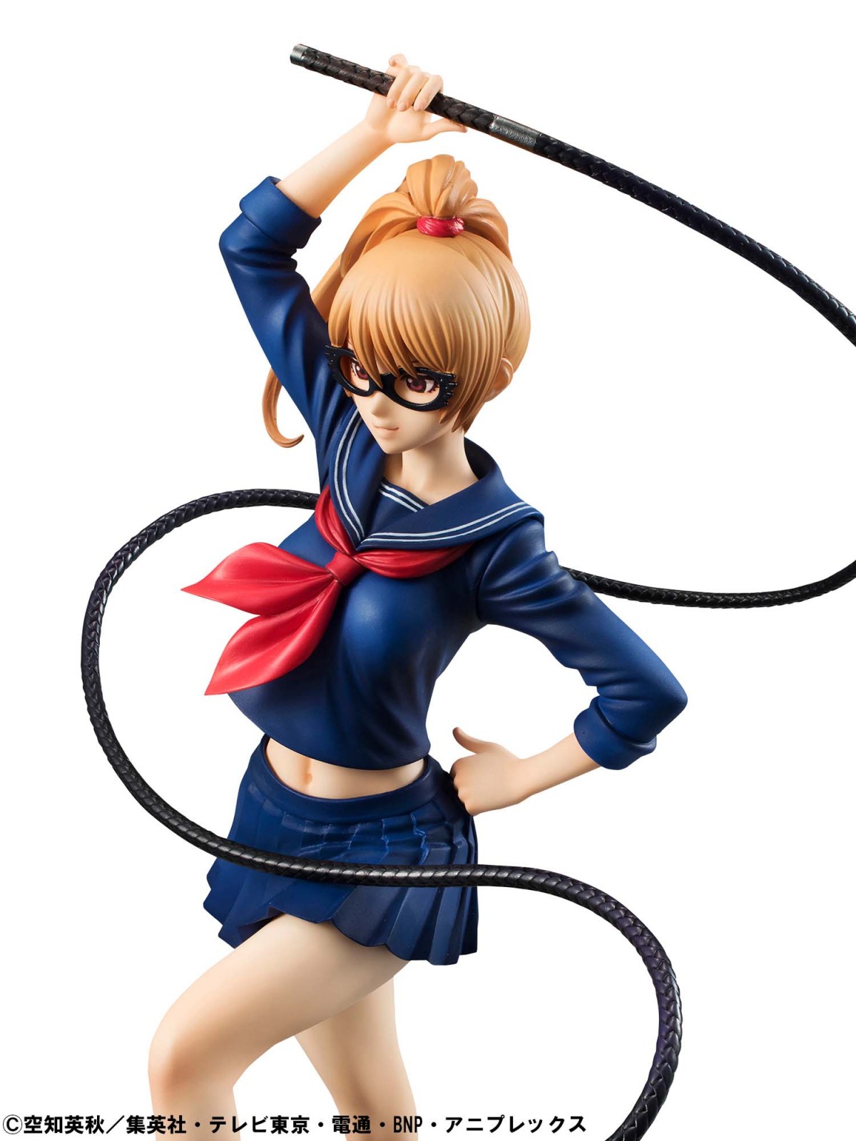 『銀魂』沖田総悟、セーラー服でムチを振り回す“ドS”な女体化フィギュア登場！  