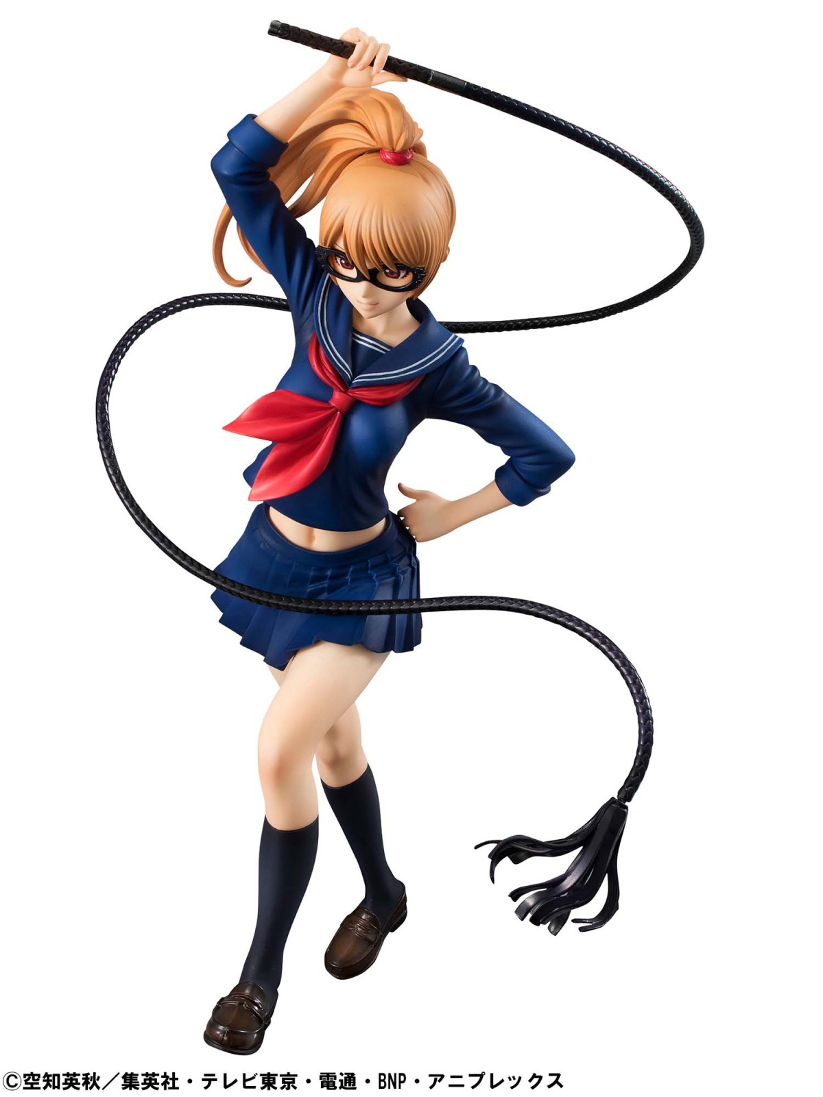 『銀魂』沖田総悟、セーラー服でムチを振り回す“ドS”な女体化フィギュア登場！  