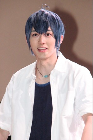 舞台『おそ松さん』劇中歌CDリリース記念イベントに登壇した和田雅成（F6カラ松役）