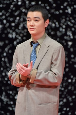 染谷将太、『3月のライオン 前編』完成披露試写会にて