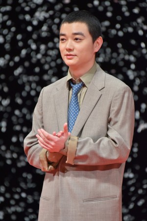 染谷将太、『3月のライオン 前編』完成披露試写会にて