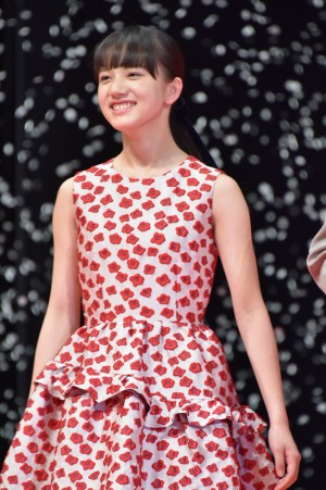 清原果耶、『3月のライオン 前編』完成披露試写会にて