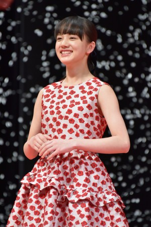 清原果耶、『3月のライオン 前編』完成披露試写会にて