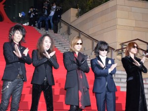 X JAPAN、映画『WE ARE X』完成披露ジャパンプレミアレッドカーペットに登場