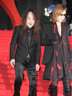 X JAPAN、映画『WE ARE X』完成披露ジャパンプレミアレッドカーペットに登場
