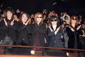 X JAPAN、映画『WE ARE X』完成披露ジャパンプレミア舞台挨拶に登場