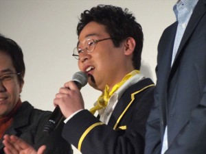 『ひるね姫 ～知らないワタシの物語～』完成披露舞台挨拶に出席した、前野朋哉