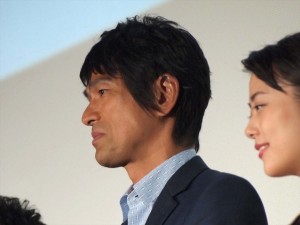 『ひるね姫 ～知らないワタシの物語～』完成披露舞台挨拶に出席した、江口洋介