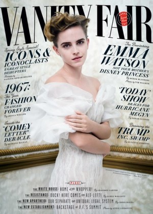 女性誌「Vanity Fair」でセクシーショットを披露したエマ・ワトソン