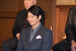 『そして誰もいなくなった』制作発表記者会見に出席した、向井理