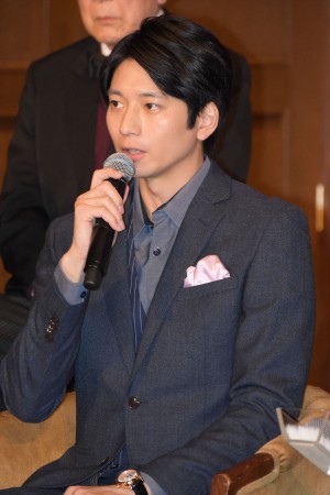 『そして誰もいなくなった』制作発表記者会見に出席した、向井理