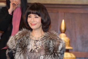 『そして誰もいなくなった』制作発表記者会見に出席した、大地真央