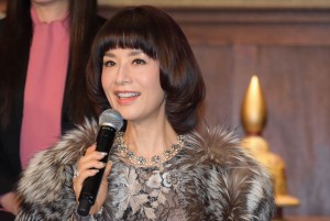 『そして誰もいなくなった』制作発表記者会見に出席した、大地真央