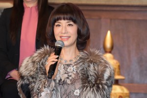 『そして誰もいなくなった』制作発表記者会見に出席した、大地真央