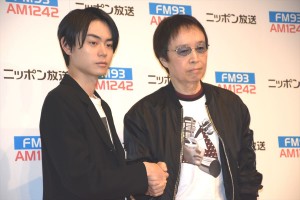 ニッポン放送“春の新番組”パーソナリティ発表記者会見に出席した、菅田将暉、吉田拓郎