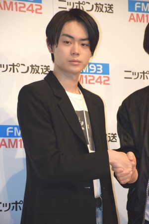 ニッポン放送“春の新番組”パーソナリティ発表記者会見に出席した、菅田将暉