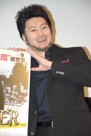 『LUCIFER／ルシファー＜ファースト・シーズン＞』発売記念イベントに出席したカズレーザー