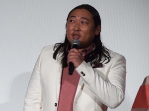 秋山竜次、『夜は短し歩けよ乙女』完成披露上映会にて