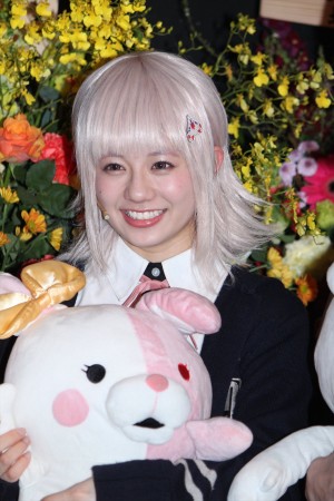 伊藤萌々香『スーパーダンガンロンパ2 THE STAGE～さよなら絶望学園～2017』囲み取材にて