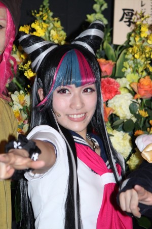 伊波杏樹『スーパーダンガンロンパ2 THE STAGE～さよなら絶望学園～2017』囲み取材にて