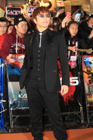 GACKT、映画『キングコング：髑髏島の巨神』ジャパンプレミアに登場