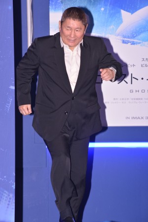 ビートたけし、映画『ゴースト・イン・ザ・シェル』来日記者会見