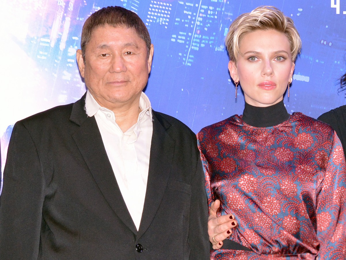 ビートたけし&スカーレット・ヨハンソン、映画『ゴースト・イン・ザ・シェル』来日記者会見に出席