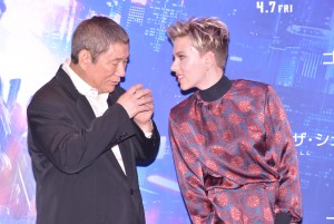 ビートたけし＆スカーレット・ヨハンソン、映画『ゴースト・イン・ザ・シェル』来日記者会見に出席