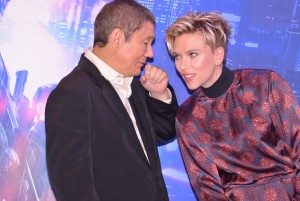 ビートたけし＆スカーレット・ヨハンソン、映画『ゴースト・イン・ザ・シェル』来日記者会見に出席