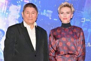 ビートたけし＆スカーレット・ヨハンソン、映画『ゴースト・イン・ザ・シェル』来日記者会見に出席