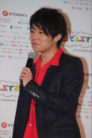 「島ぜんぶでおーきな祭 第9回沖縄国際映画祭」概要発表会見に出席した、小出恵介