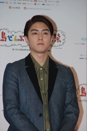 「島ぜんぶでおーきな祭 第9回沖縄国際映画祭」概要発表会見に出席した、稲葉友