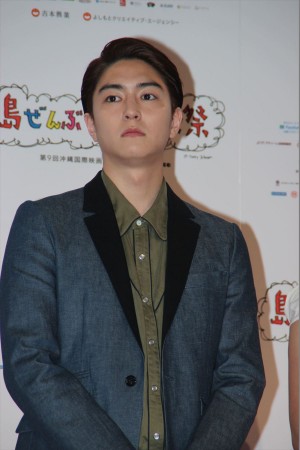 「島ぜんぶでおーきな祭 第9回沖縄国際映画祭」概要発表会見に出席した、稲葉友