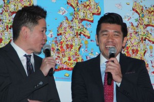 「島ぜんぶでおーきな祭 第9回沖縄国際映画祭」概要発表会見に出席した、 ガレッジセール