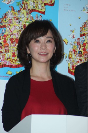 「島ぜんぶでおーきな祭 第9回沖縄国際映画祭」概要発表会見に出席した、木佐彩子