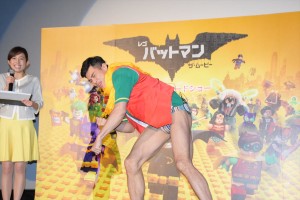 小島よしお『レゴバットマン ザ・ムービー』ジャパンプレミアにて