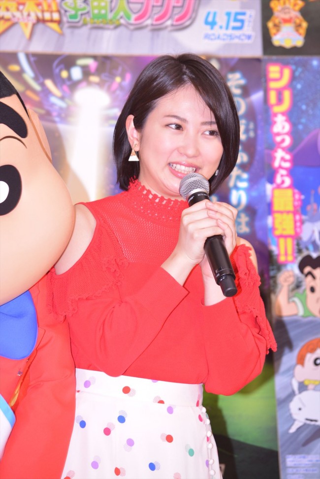 『クレヨンしんちゃん 襲来！！宇宙人シリリ』公開アフレコイベント20180322