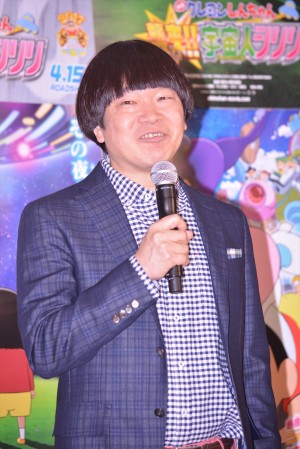 『クレヨンしんちゃん 襲来！！宇宙人シリリ』公開アフレコイベントに出席した、雨上がり決死隊