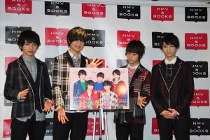 M！LKオフィシャルカレンダー『恵比寿牛乳カレンダー2017.4 →2018.3』先行発売イベントに出席した、佐野勇斗、塩﨑太智、山﨑悠稀、吉田仁人