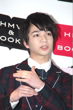 M！LKカレンダー先行販売イベントに出席した、メンバーの塩崎太智