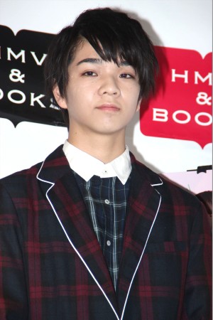 M！LKカレンダー先行販売イベントに出席した、メンバーの塩崎太智