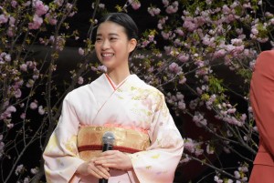 森川葵『花戦さ』完成奉告＆記者会見にて